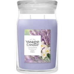 Yankee Candle Lavender Vanilla Świeca zapachowa duża 567 g