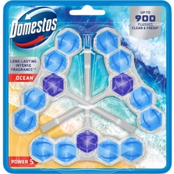 Domestos Power 5 Ocean – zawieszka do WC 3 x 55 g