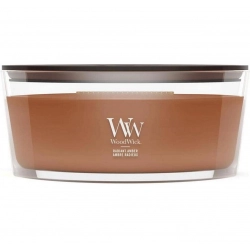 WoodWick Ellipse Radiant Amber Świeca zapachowa z drewnianym knotem 454 g