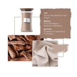 WOODWICK ŚWIECA DUŻA CASHMERE