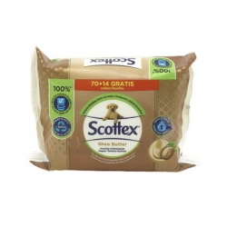 Scottex Shea Butter delikatny mokry papier toaletowy