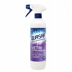 Quasar Vetri Extra Profumo profesjonalny płyn do mycia szyb w sprayu 580 ml