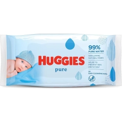 Huggies Pure chusteczki nawilżane, 56 sztuk