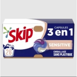 Skip Sensitive 3 komorowe kapsułki do prania 26 szt