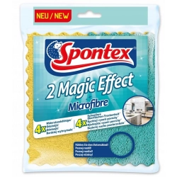 SPONTEX  MAGIC EFFECT  ŚCIERECZKA Z MIKROFIBRY 2 SZTUKI
