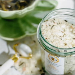 Miodowa Mydlarnia sól do kąpieli Zielona Herbata 350g