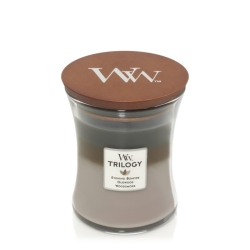 WoodWick Cozy Cabin Średnia Świeca Trilogy 275 g