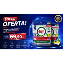 Dreft Platinum All in One Original – zestaw 2 × 75 kapsułek do zmywarki  (150 szt.)