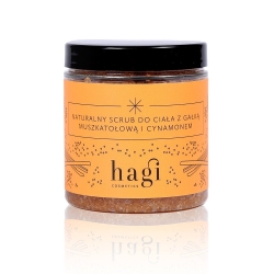 Hagi naturalny scrub do ciała z gałką muszkatołową i cynamonem 330 g