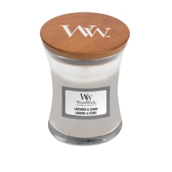 WoodWick Lavender&Cedar Mała Świeca 85 g