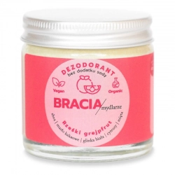 Bracia Mydlarze Rześki Grejpfrut Dezodorant w kremie bez dodatku sody 60 ml