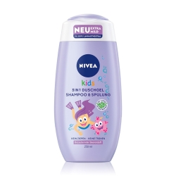 Nivea Kids  Żel i Szampon o zapachu jagód 3w1 250ml