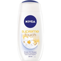 Nivea Supreme Touch, kremowy olejek pod prysznic