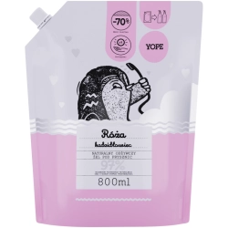 YOPE Naturalny Żel Pod Prysznic Róża i Kadzidłowiec Zapas 800ML