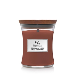 WoodWick Smoked Walnut Maple Świeca Średnia 375 g